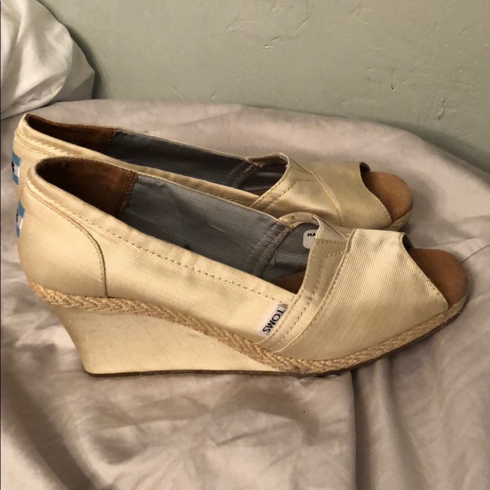 Toms heels wedges